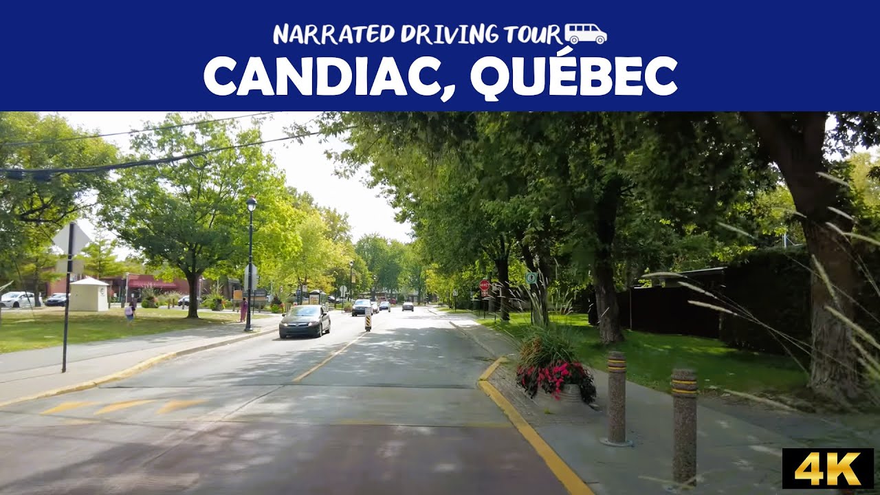 🚗 Scenic Drive Through Candiac, Qu&eacute;bec 🏙 | Relaxing 4K Road Trip 🎥