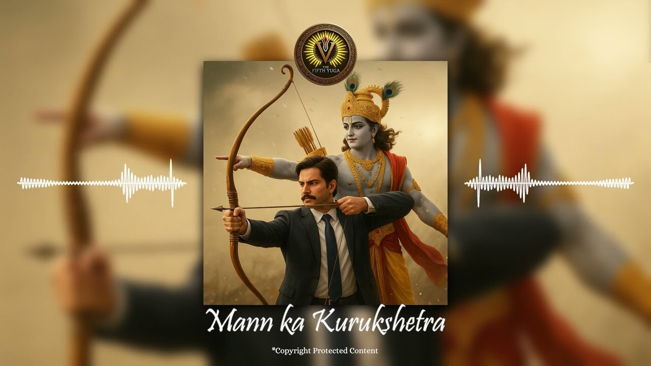 Mann Ka Kurukshetra | Hindi Motivational Song|Krishna Voice | #krishnabhajan  #motivation n