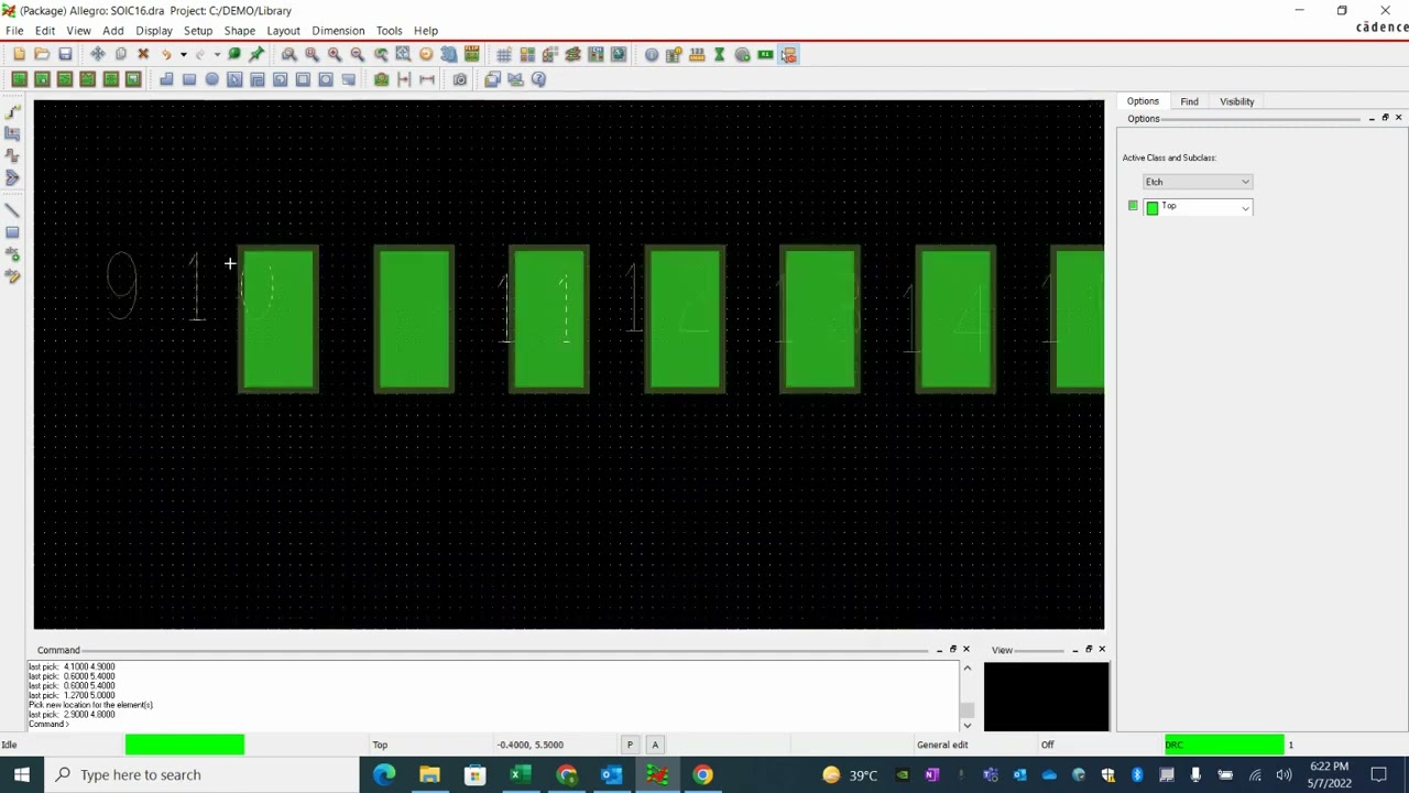 How to Create an SMD Footprint in Allegro.