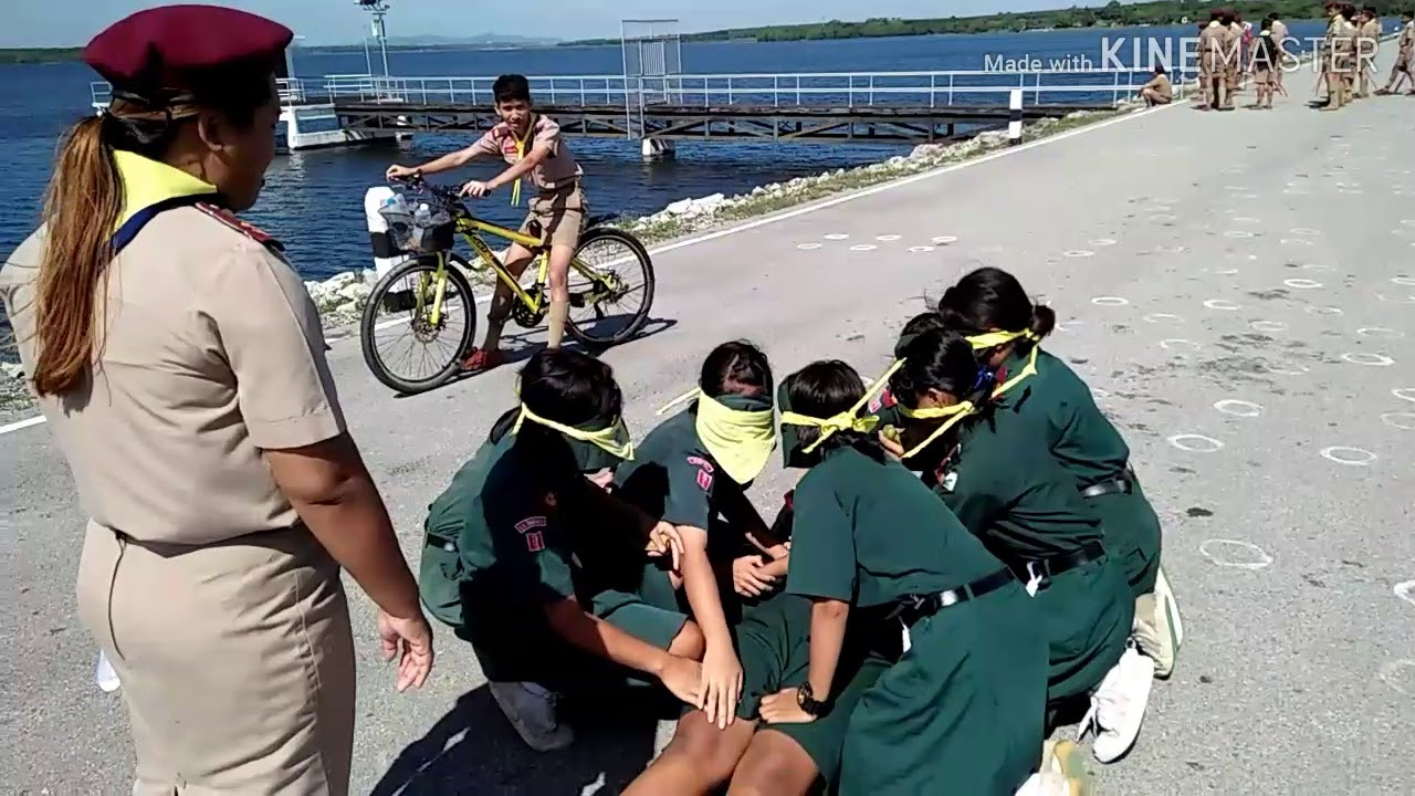 โรงเรียนวัดห้วยโป่ง เข้าค่าย ลูกเสือ  เนตรนารีสามัญรุ่นใหญ่ 61