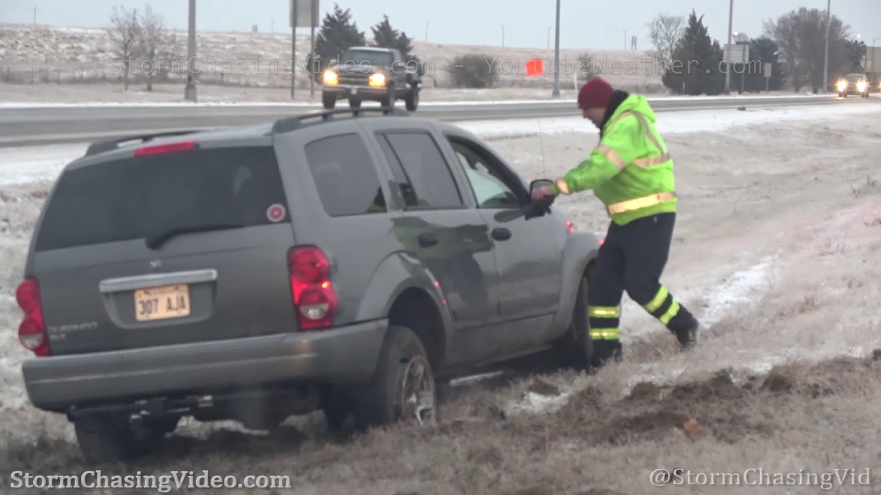 Wichita, KS Icy Road Morning Rush Hour Crashes - 12/16/2019