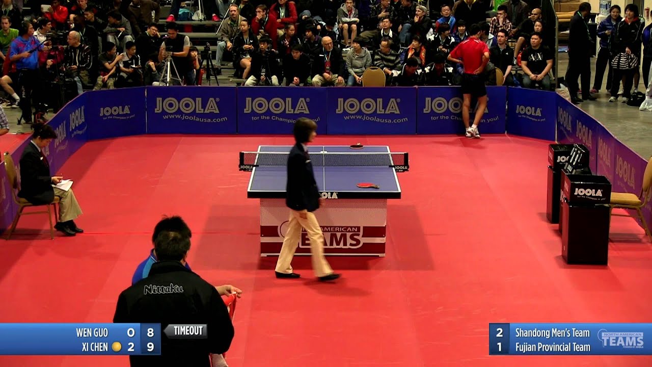 2013 JOOLA/NATT Teams Semi Final: Wen Guo vs Xi Chen