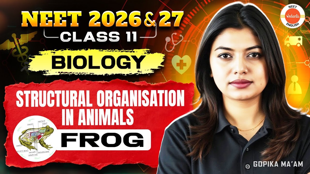 Structural Organisation in Animals - Frog | Class 11 Biology | NEET 2026 & 2027 | Gopika Ma'am