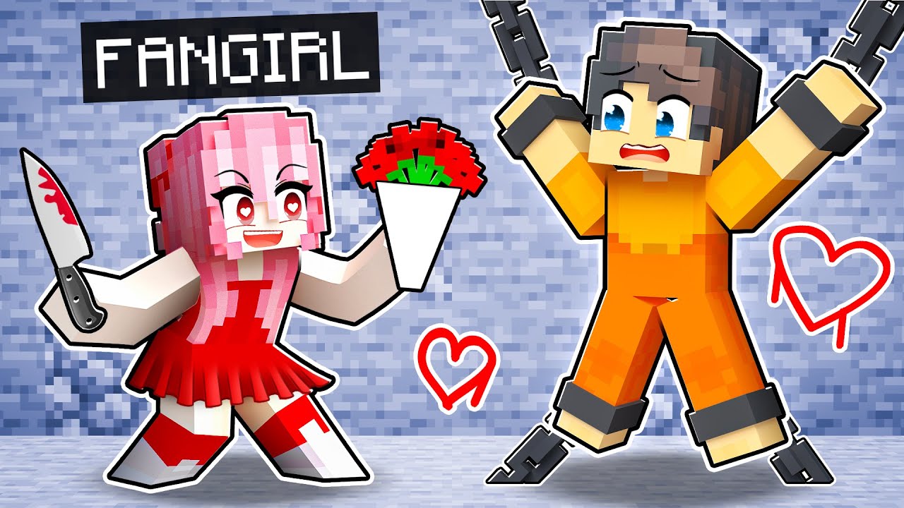 I met a CRAZY FAN GIRL in Minecraft