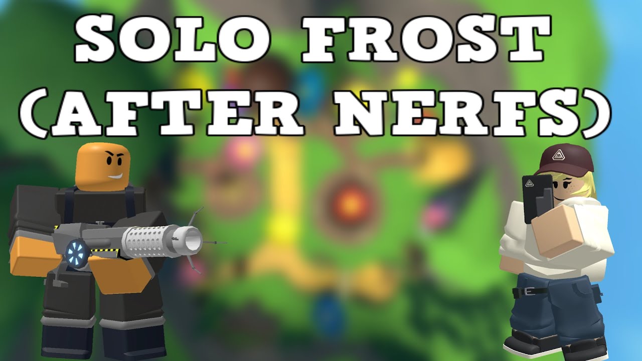 Solo Frost Mode AFTER NERFS (Tower Defense SImulator)