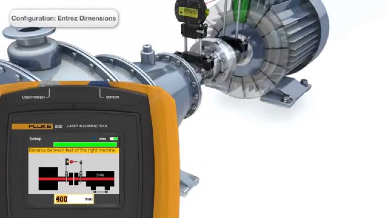 Fluke 830 Outil d'alignement à laser d'arbres