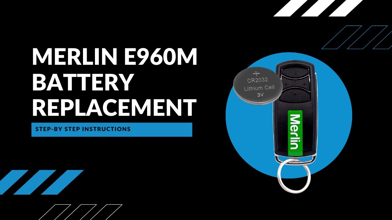 Merlin E960M Battery Replacement