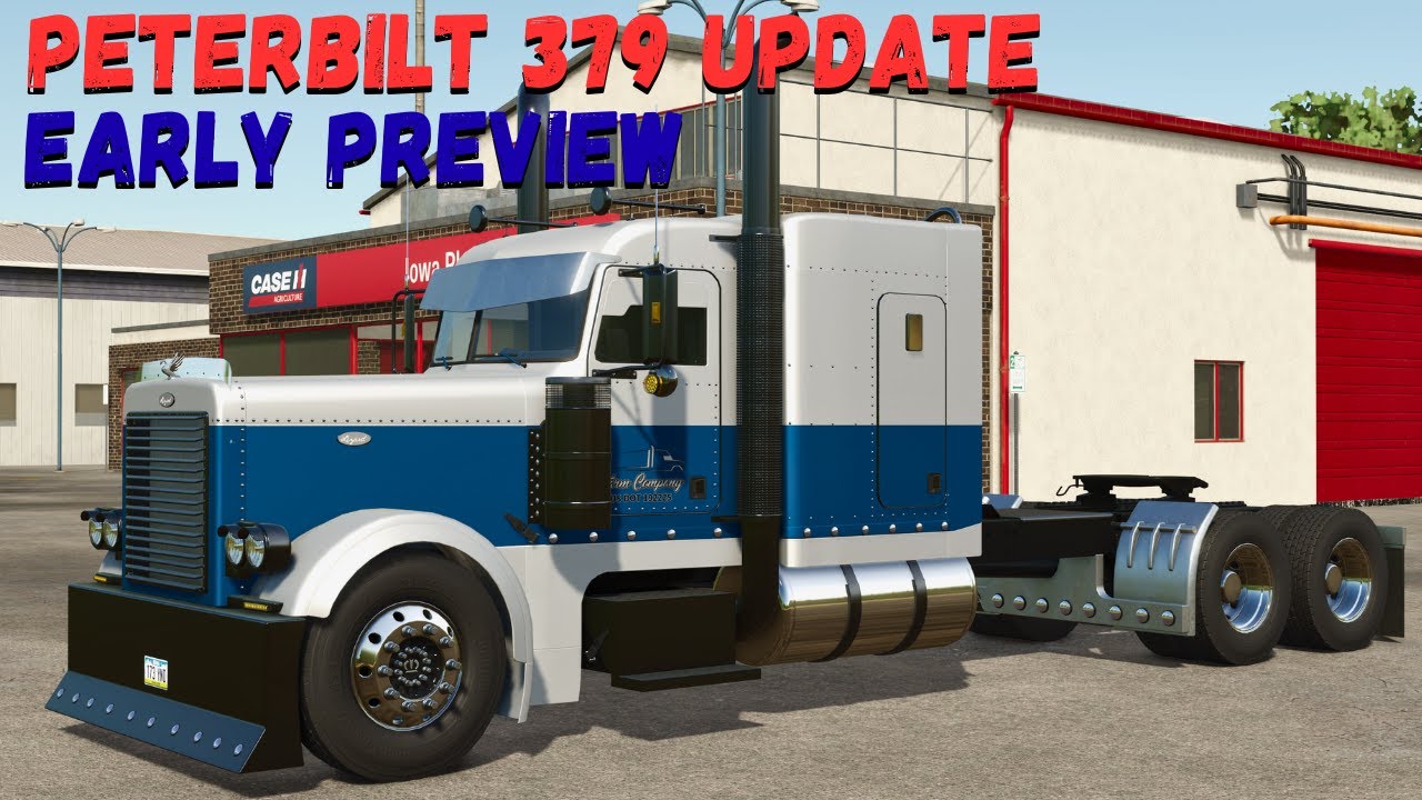 РАННИЙ ВЗГЛЯД НА PETERBILT 379: КРУПНОЕ ОБНОВЛЕНИЕ ОТ SLEUTJES MODDING | Farming Simulator 25