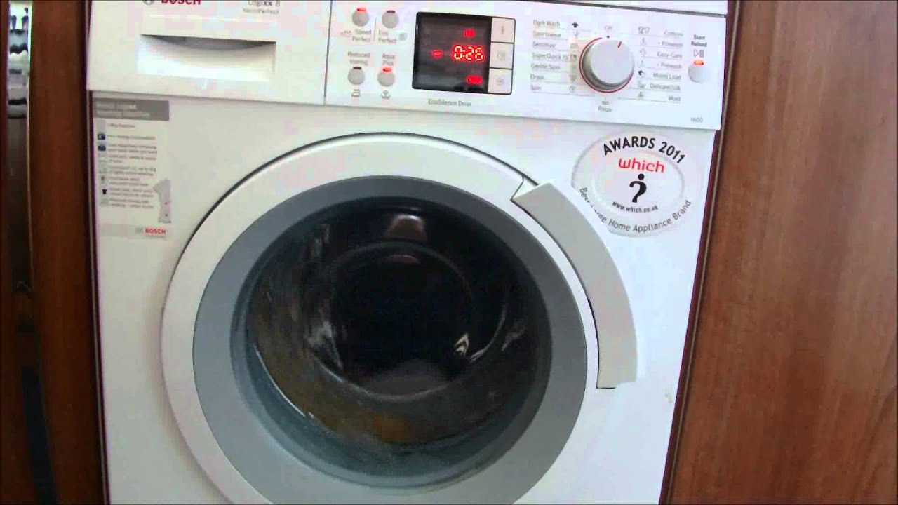 Bosch Logixx WAS32461GB Cotton 60'c Speed Perfect + Aqua Plus