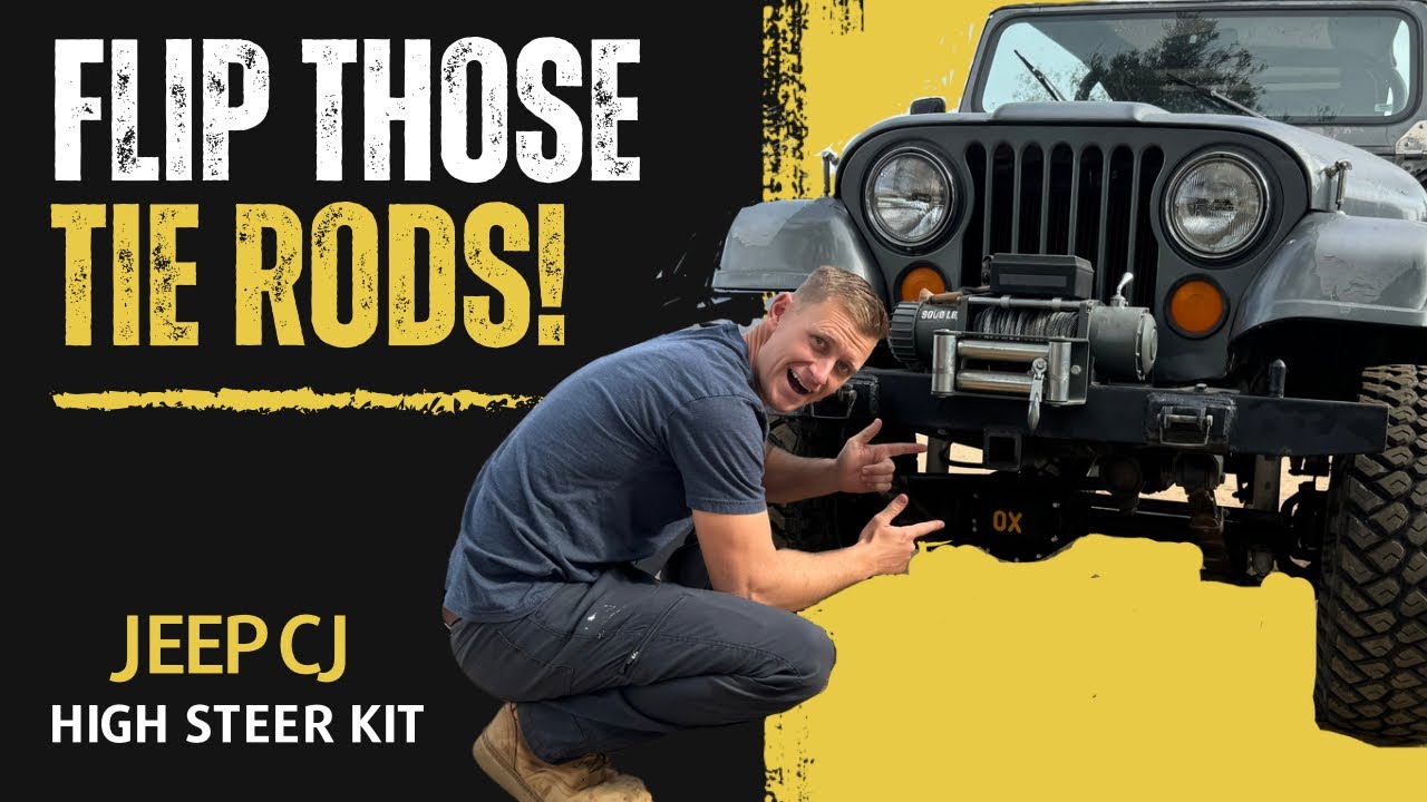 Clearance Matters! Installing a high steer kit for the Rubicon Trail.