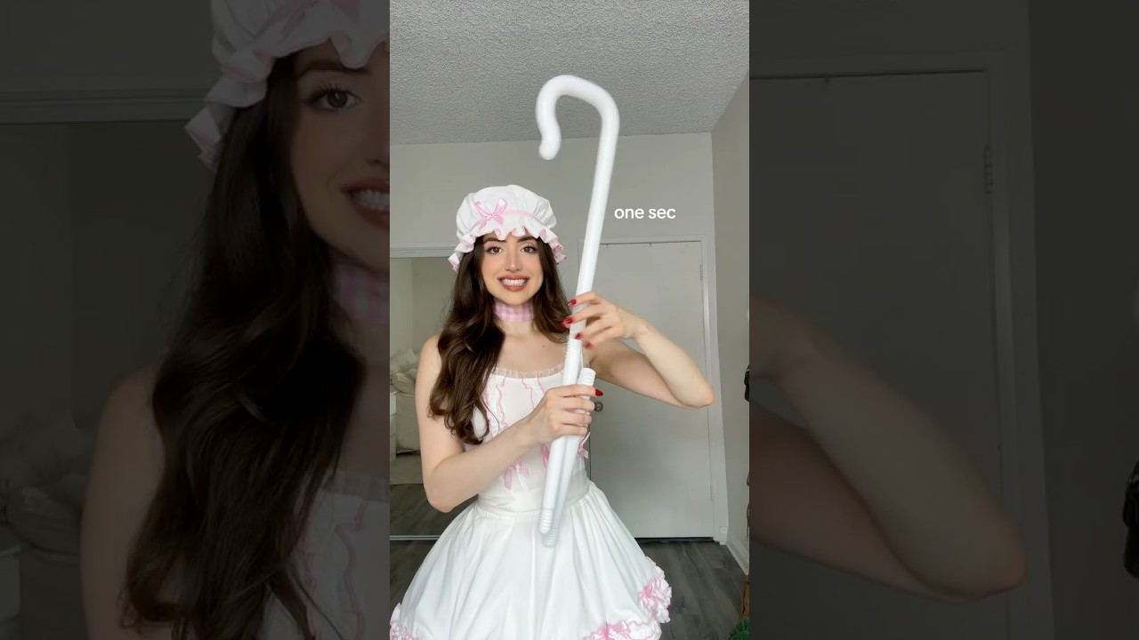 GRWM except I'm literally Little Bo Peep