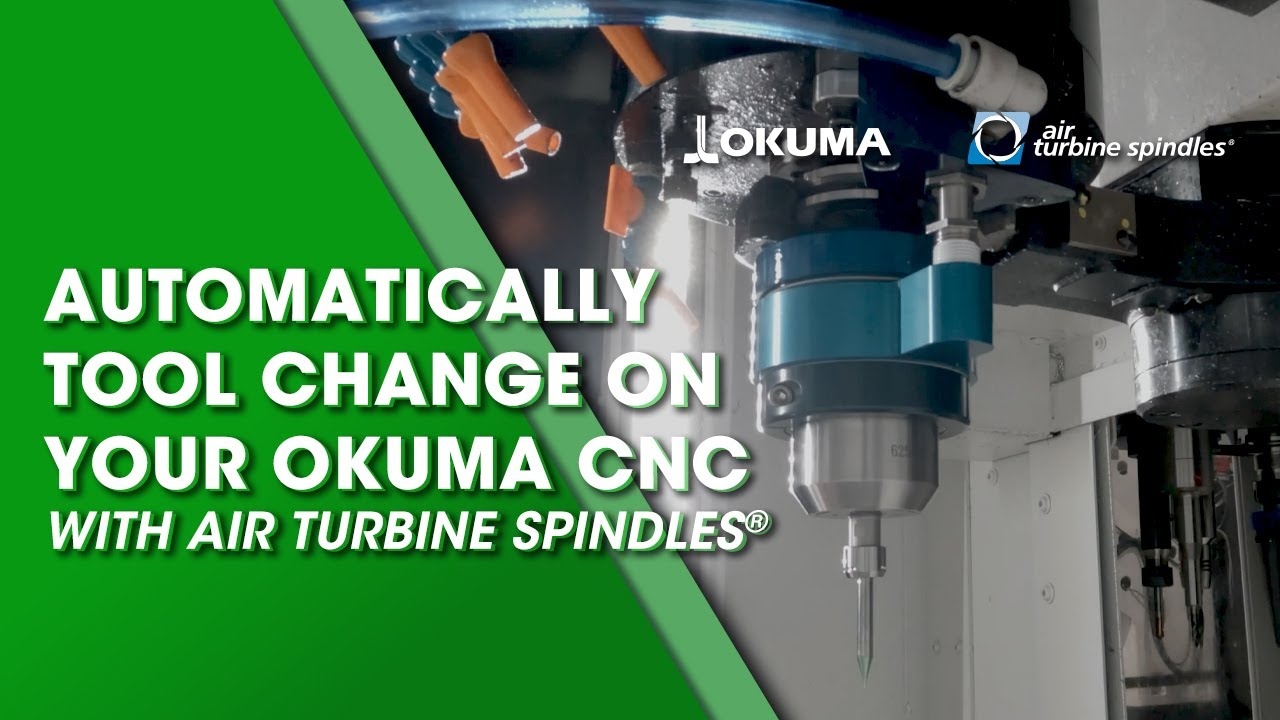 Automatic Tool Change On Okuma Genos CNC Machine