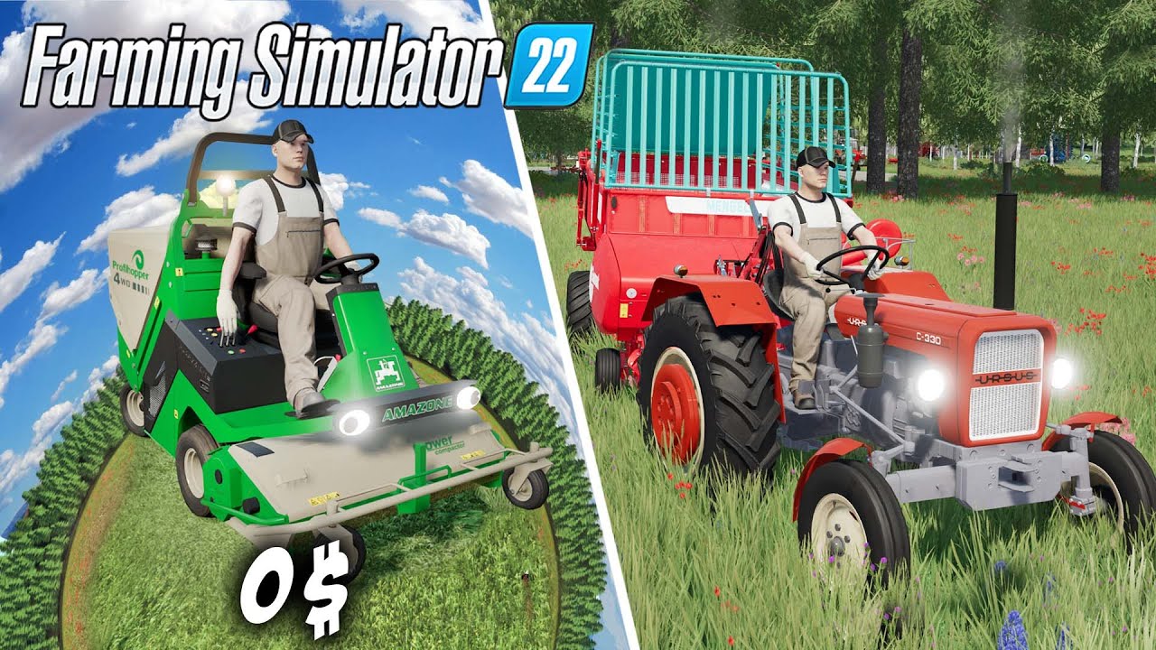 МЕГА ФЕРМА от $0 на плоской карте🚜