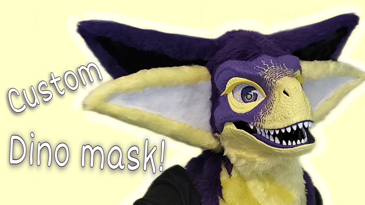 Making a custom dino mask!
