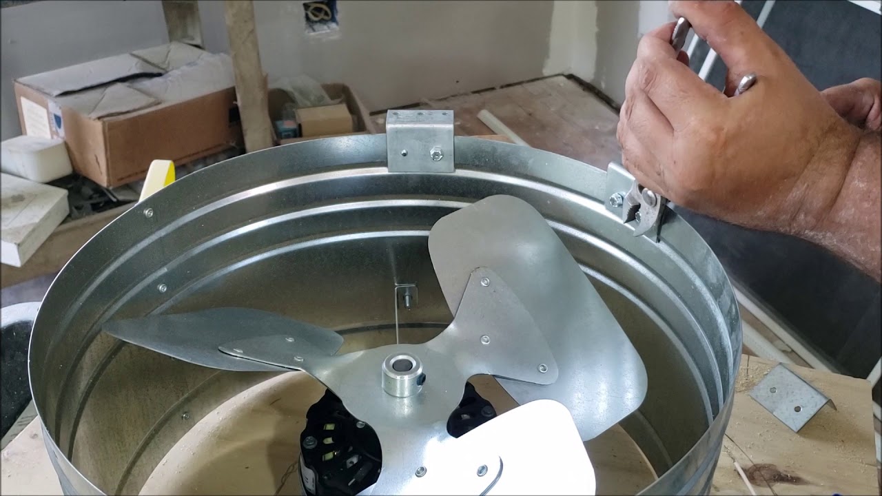 ATTIC FAN installation DIY