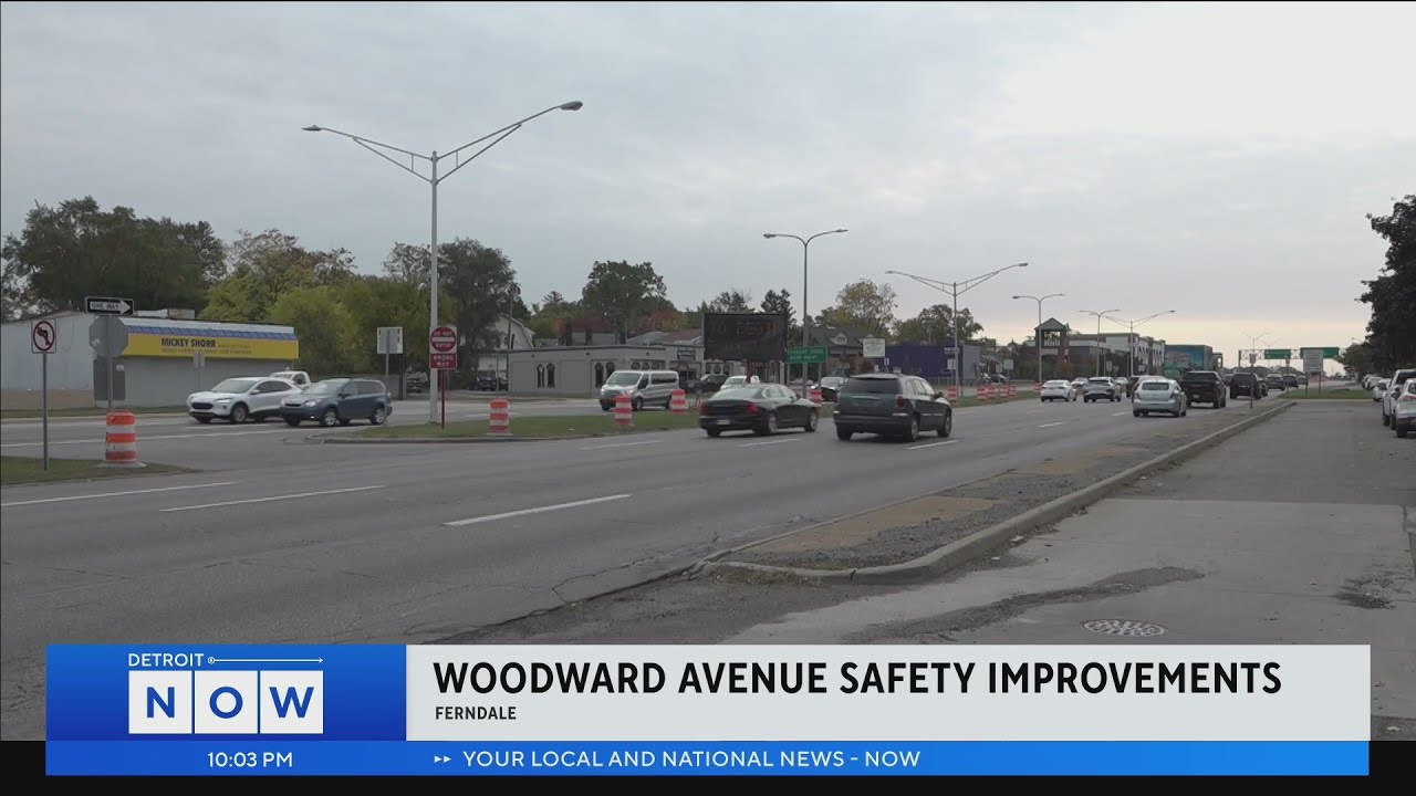 Construction on Woodward Avenue in Oakland County begins Monday