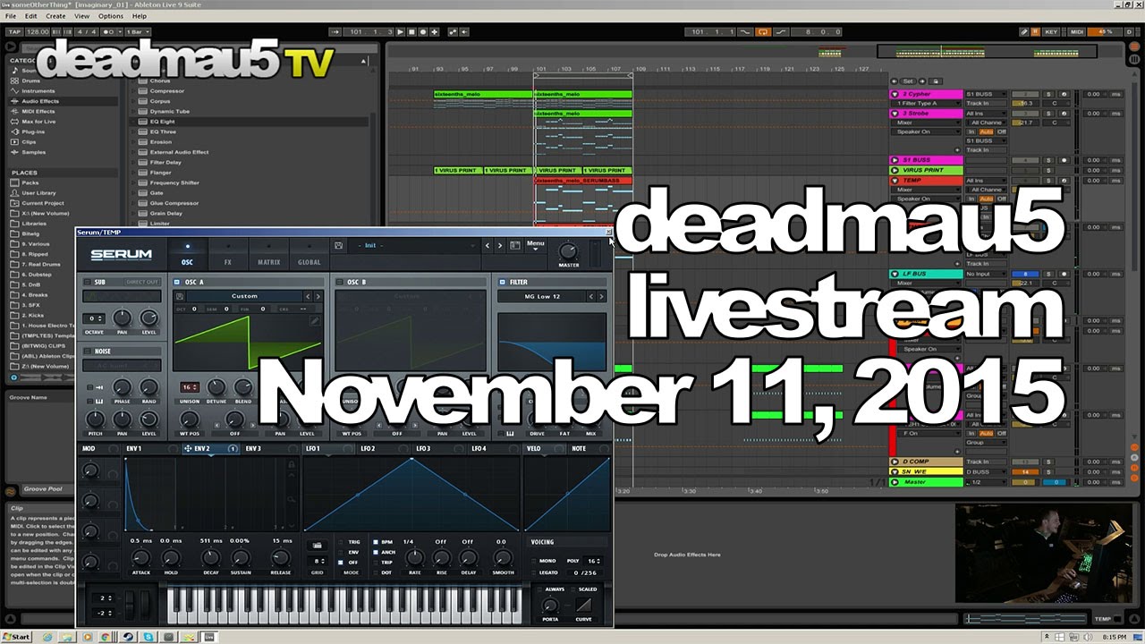 Deadmau5 livestream - November 11, 2015 [11/11/2015]