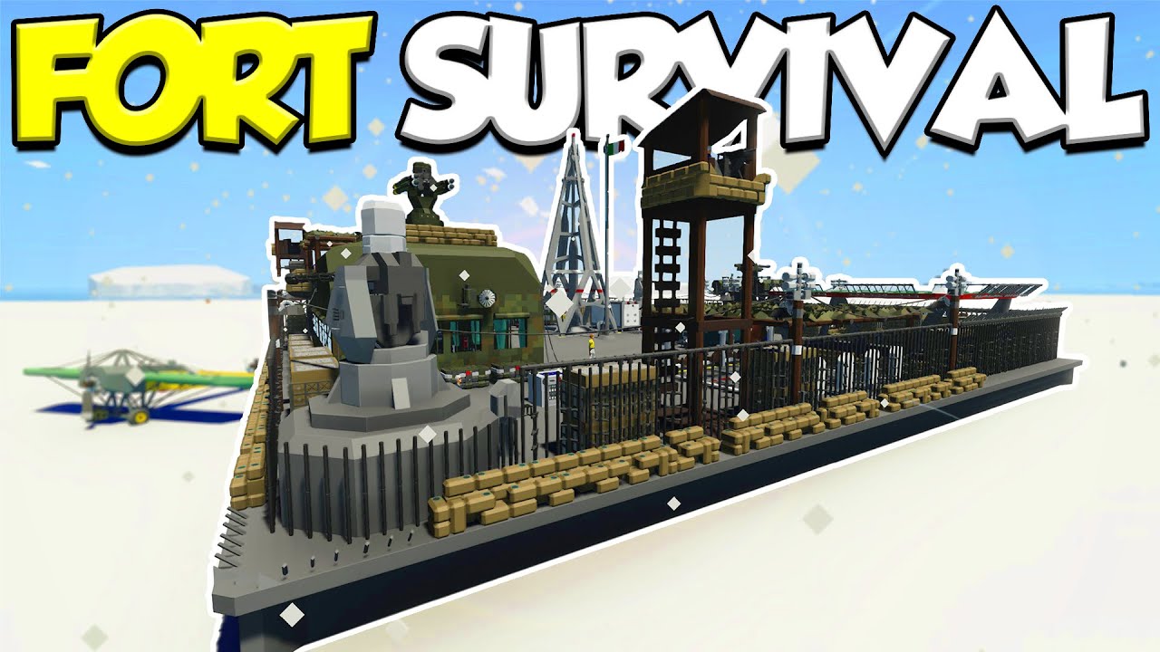 ARTIC FORT SURVIVAL - Stormworks Disaster Survival - Stormworks Search and Destroy