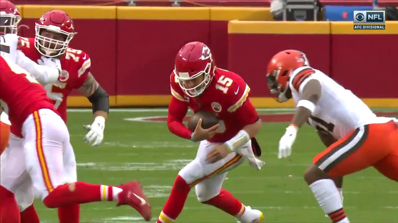 PATRICK MAHOMES INJURY CONCUSSION vs BROWNS! BIG HIT! #Shorts