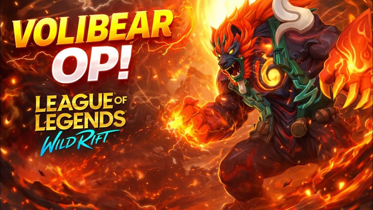 Volibear is an S tier force of destruction! (Most op champ in wild rift!)
