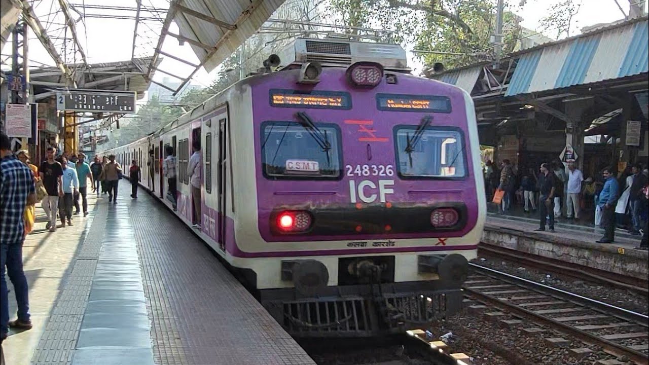 Non-Stop Action at Mulund: Local Trains, Rajdhani Express Skip & New 8052 AC Local!
