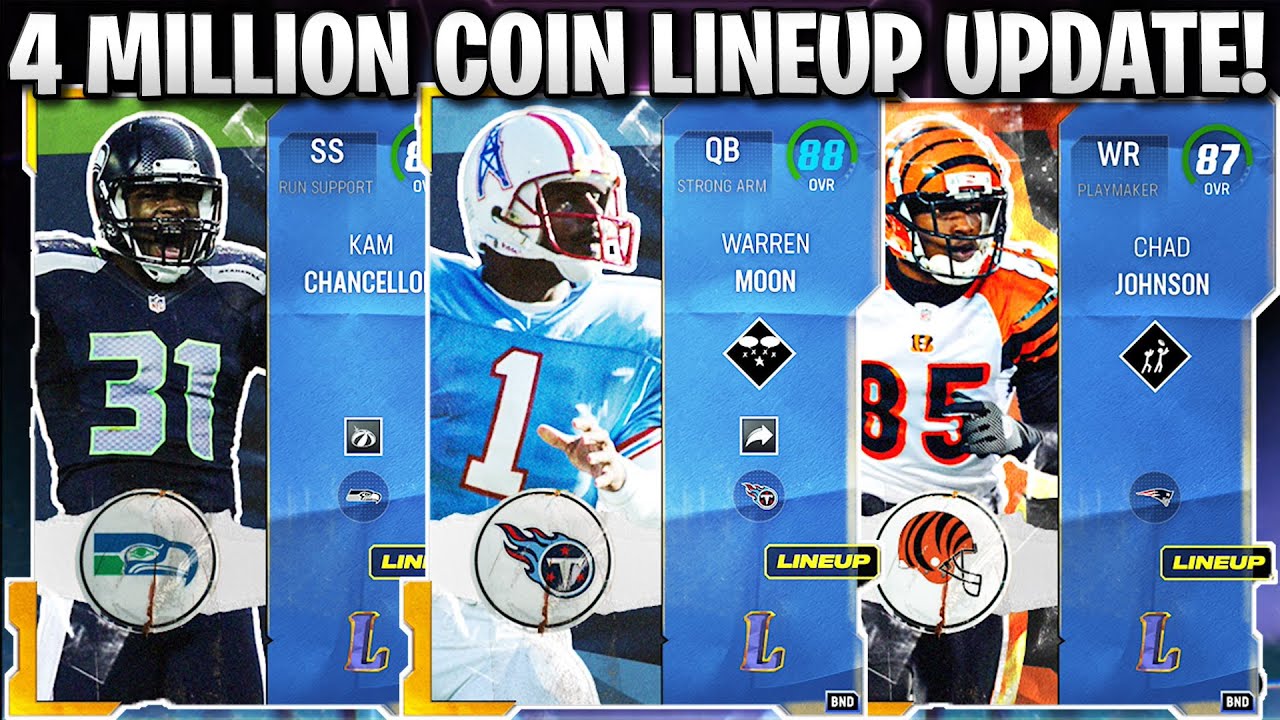 4 MILLION COIN LINEUP UPDATE! WARREN MOON, KAM CHANCELLOR, AND MORE!