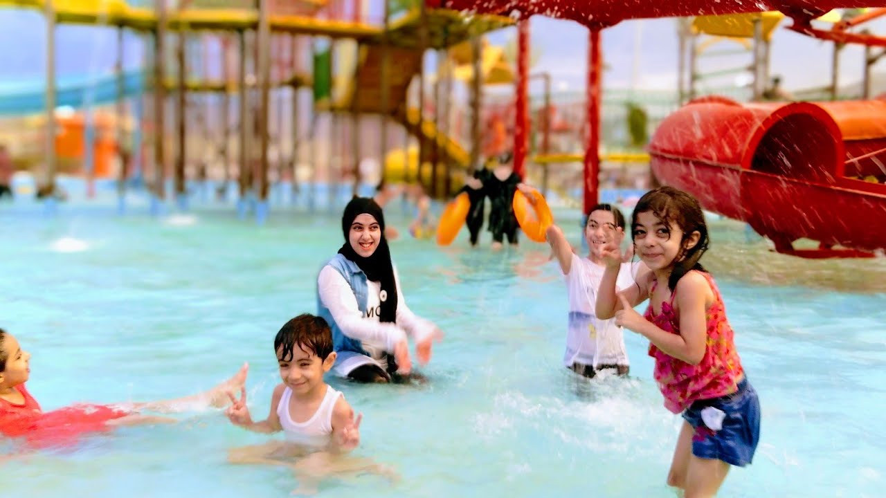اكوابارك الرمال II العاب مائيه اقتصاديه ومناسبه للجميع I جواله في منتزه أسماك الحديقة المائية