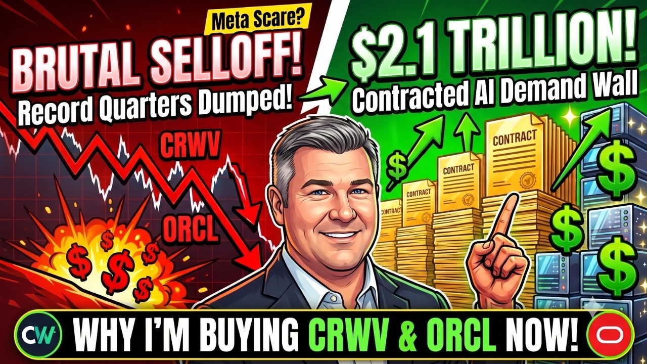 The $2.1 TRILLION AI Wall: Why I&rsquo;m Buying the CRWV & ORCL Selloff