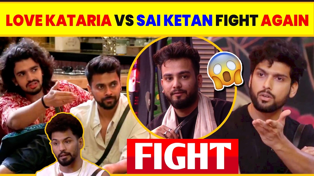 Lovekesh Kataria Vs Sai Ketan AGAIN FIGHT 😱 | Luv Kataria on Elvish Yadav | Bigg Boss Love Kataria