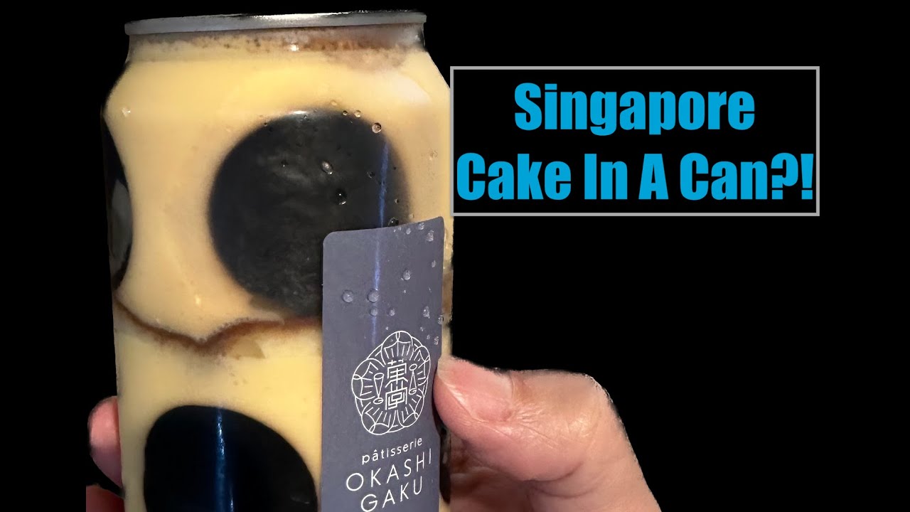 Cake in a Can from a Singapore vending machine