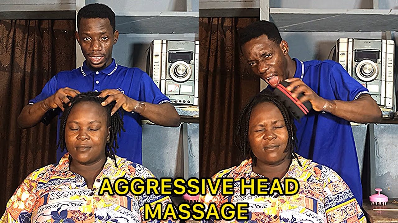 Asmr full Head Scalp Scratch Massage, Neck & Shoulder Massage for Sleep & Relaxation