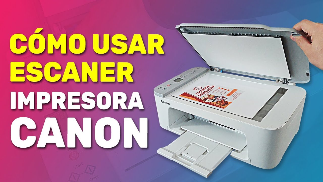 Cómo usar el Escáner de una Impresora Canon -  Cómo Escanear con Multifuncional Canon Pixma TS3420