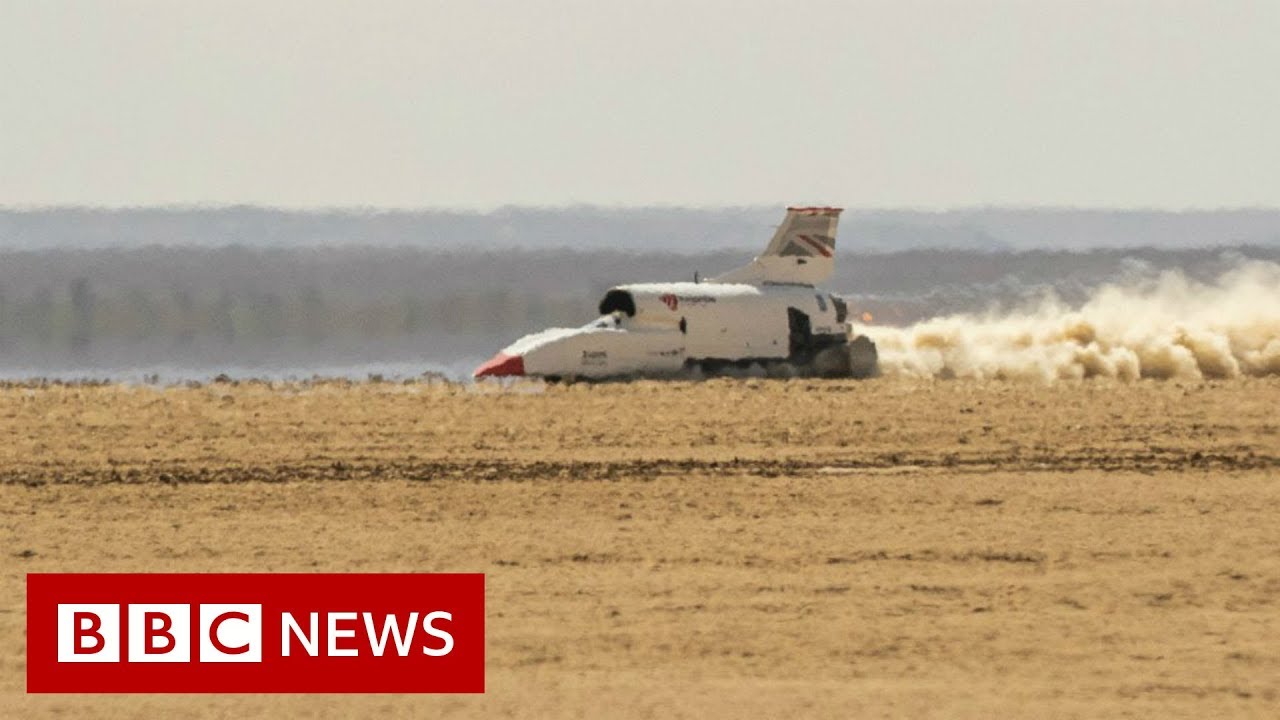 The 'Bloodhound' supercar aiming to break the land speed record - BBC News