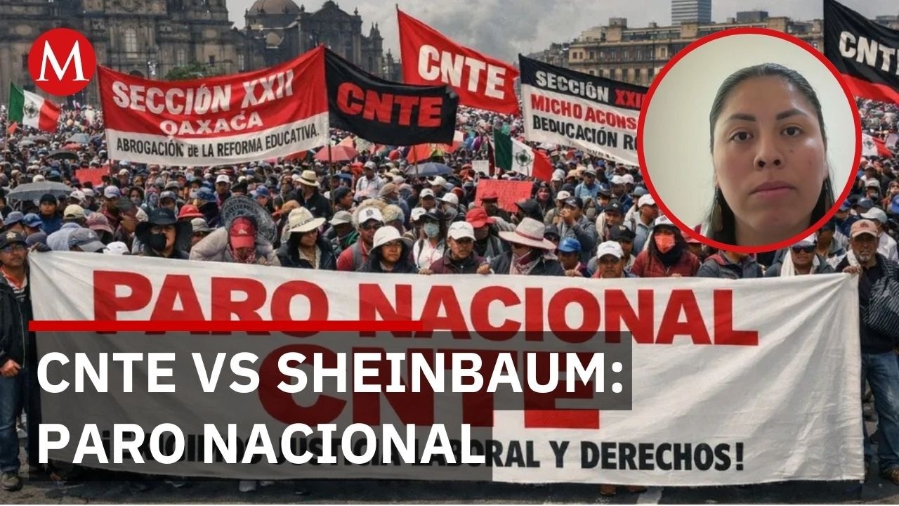 CNTE anuncia paro nacional de 72 horas: Marchas y plantón en el Zócalo desde mañana