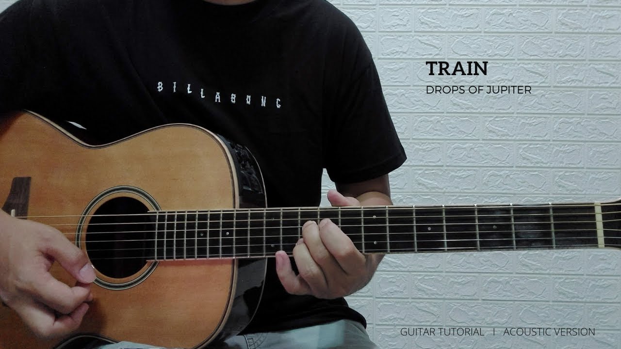 PART 1 -  DROPS OF JUPITER  I  TRAIN  I   BILLBOARD STUDIO SESSION   I   GUITAR TUTORIAL