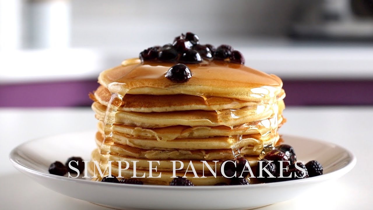 SIMPLE PANCAKES | easy pancake recipe