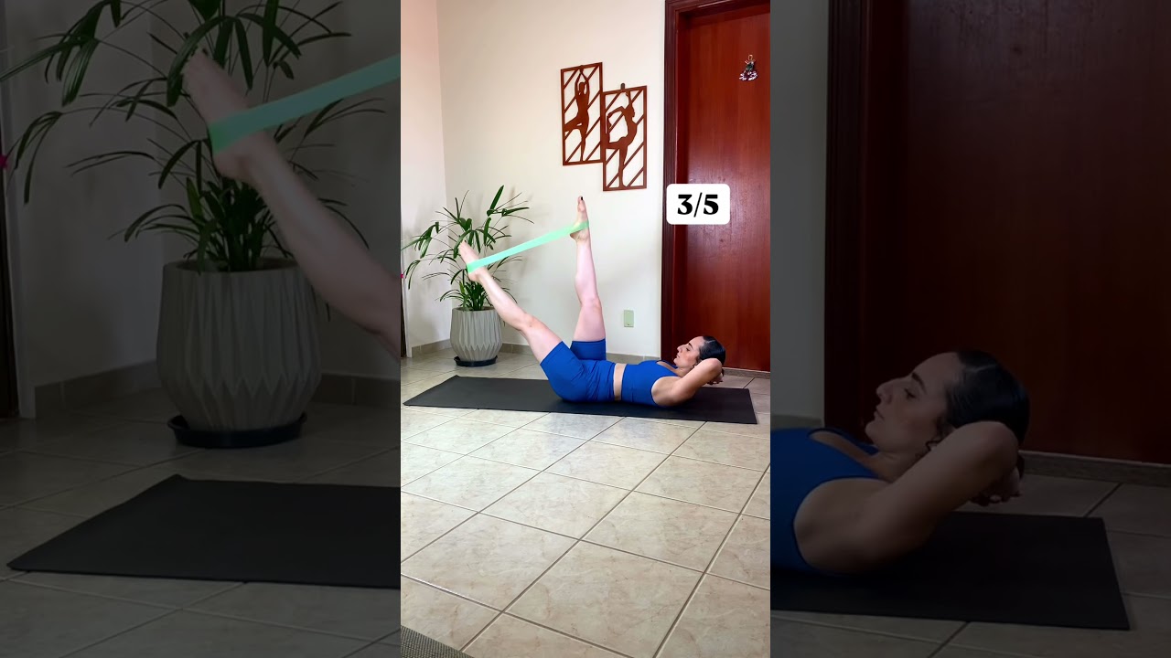 Usando a mini band como um acesso intensificador no Mat Pilates 