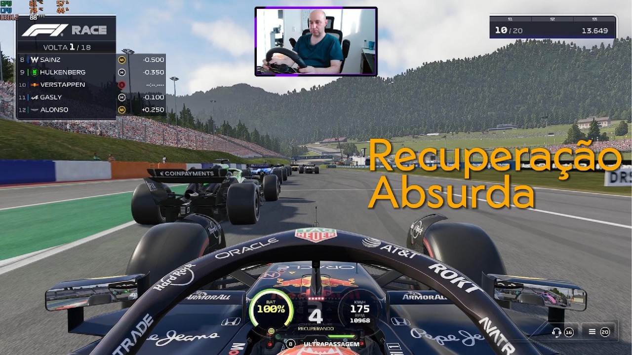 F1 2025 - DO ÚLTIMO AO PRIMEIRO! A Recuperação Impossível com a Red Bull na Áustria