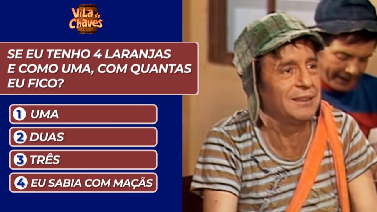 QUIZ do CHAVES #01 ✅ | VOC&Ecirc; SABE TUDO sobre O SERIADO?!