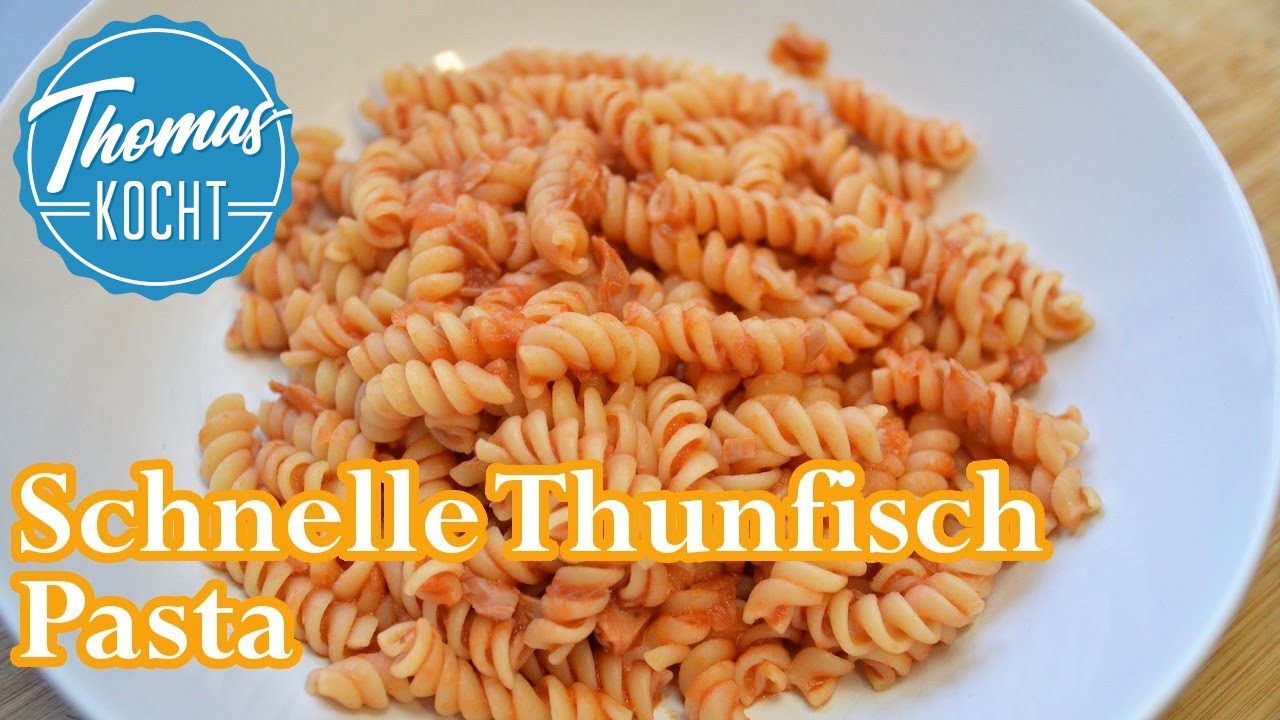 Schnelle Thunfisch Pasta in 5 Minuten / schnelles Mittagessen / Thomas kocht