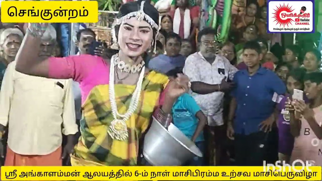 ஸ்ரீ அங்காளம்மன் ஆலயத்தில் 6-ம் நாள் மாசி பிம்மஉற்சவ மாசிபெருவிழா, பச்சைக்காளி, சரஸ்வதி,  கொறத்தி  