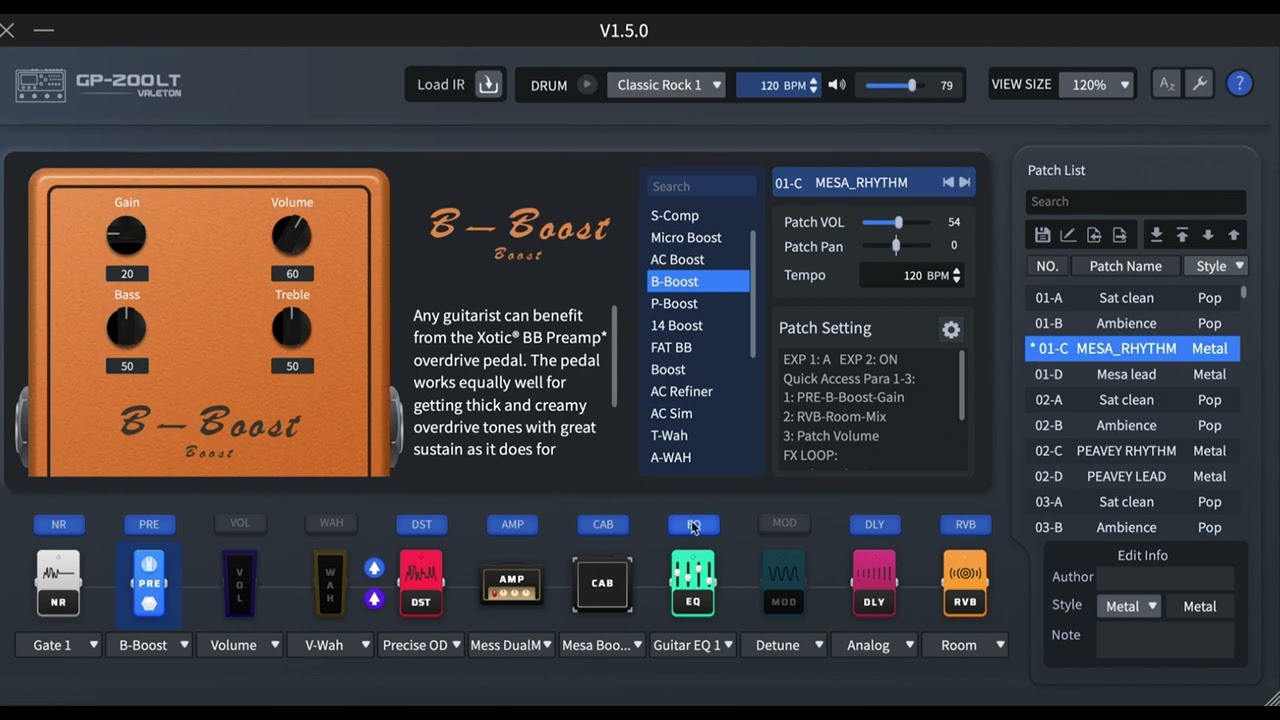 Valeton GP200 LT metal presets (They sound brutal)