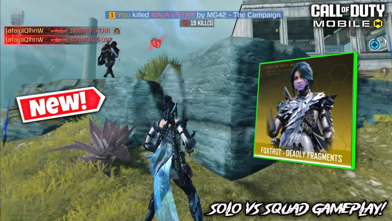 Destroying Alcatraz lobbies with new legendary FOXTROT - DEADLY FRAGMENTS!