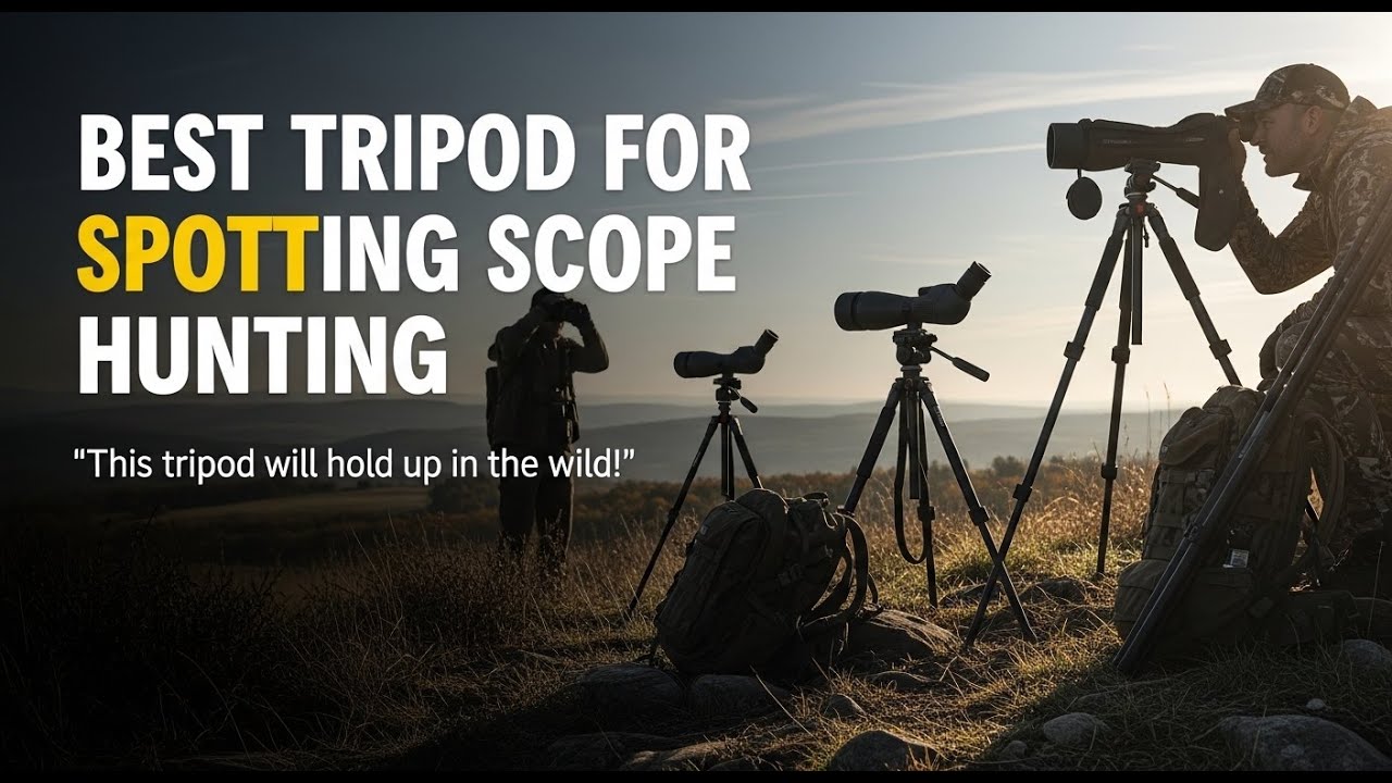 TOP 5 Best Tripod For Spotting Scope Hunting 2026 | Tripod For Spotting Scope Hunting That Actually