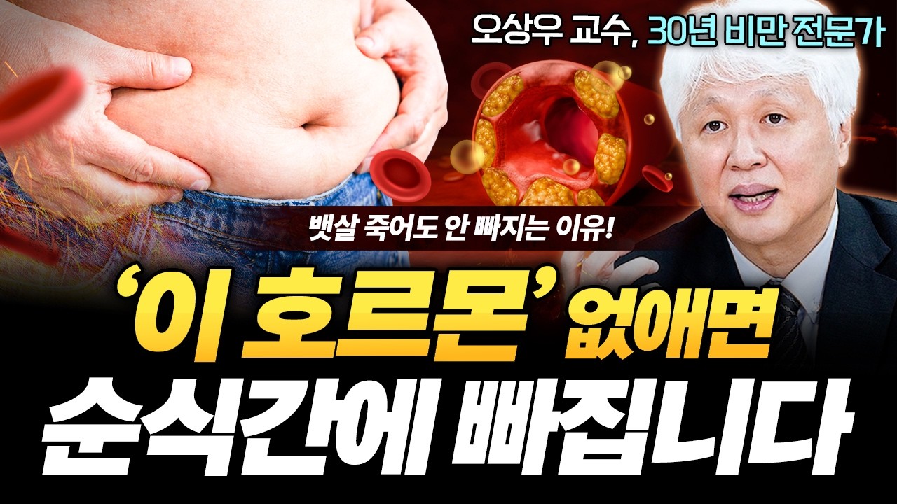 죽어도 안 빠지는 뱃살 빼는법, '이렇게' 하면 100% 쭉쭉 빠집니다! [오상우 교수 2탄]