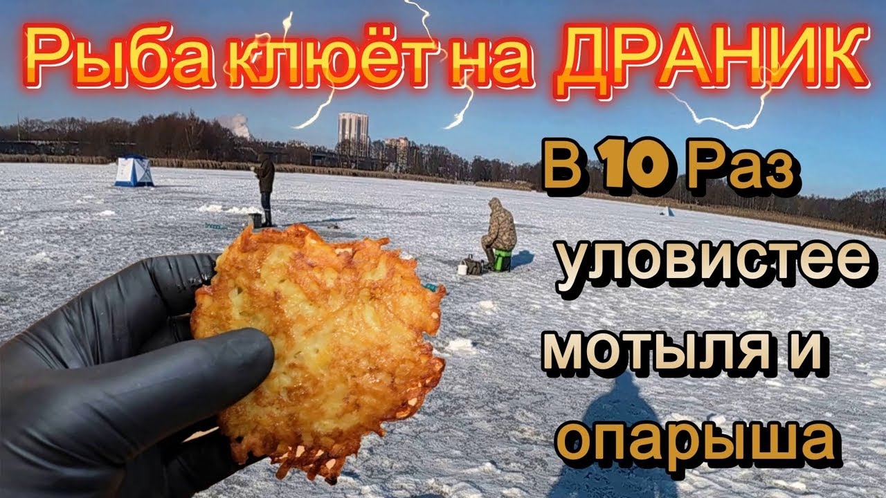 В Феврале вся рыба клюёт на -ДРАНИК-  В 10 Раз уловистее мотыля и опарыша
