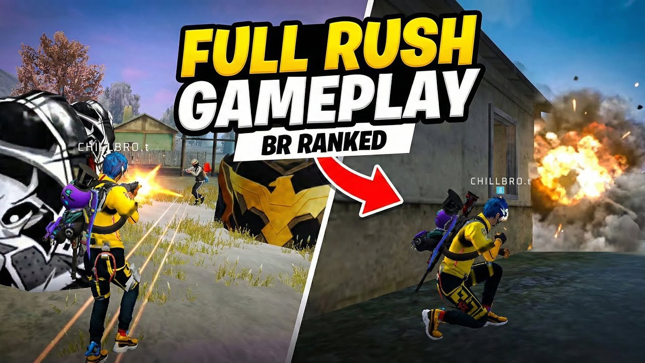 Full Rush Gameplay|| BR Ranked|| @CHILLBROGAMING-c4j #chillbro #freefiremax #gameplayvideo#rushgame 