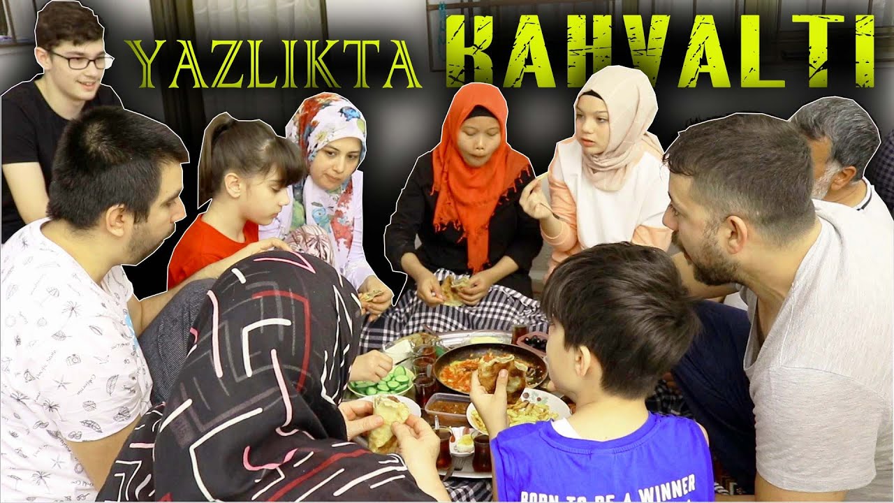AİLEMLE YAZLIK EVİNDE PAZAR KAHVALTISI YAPTIK!!! EN KALABALIK KAHVALTIMIZ!