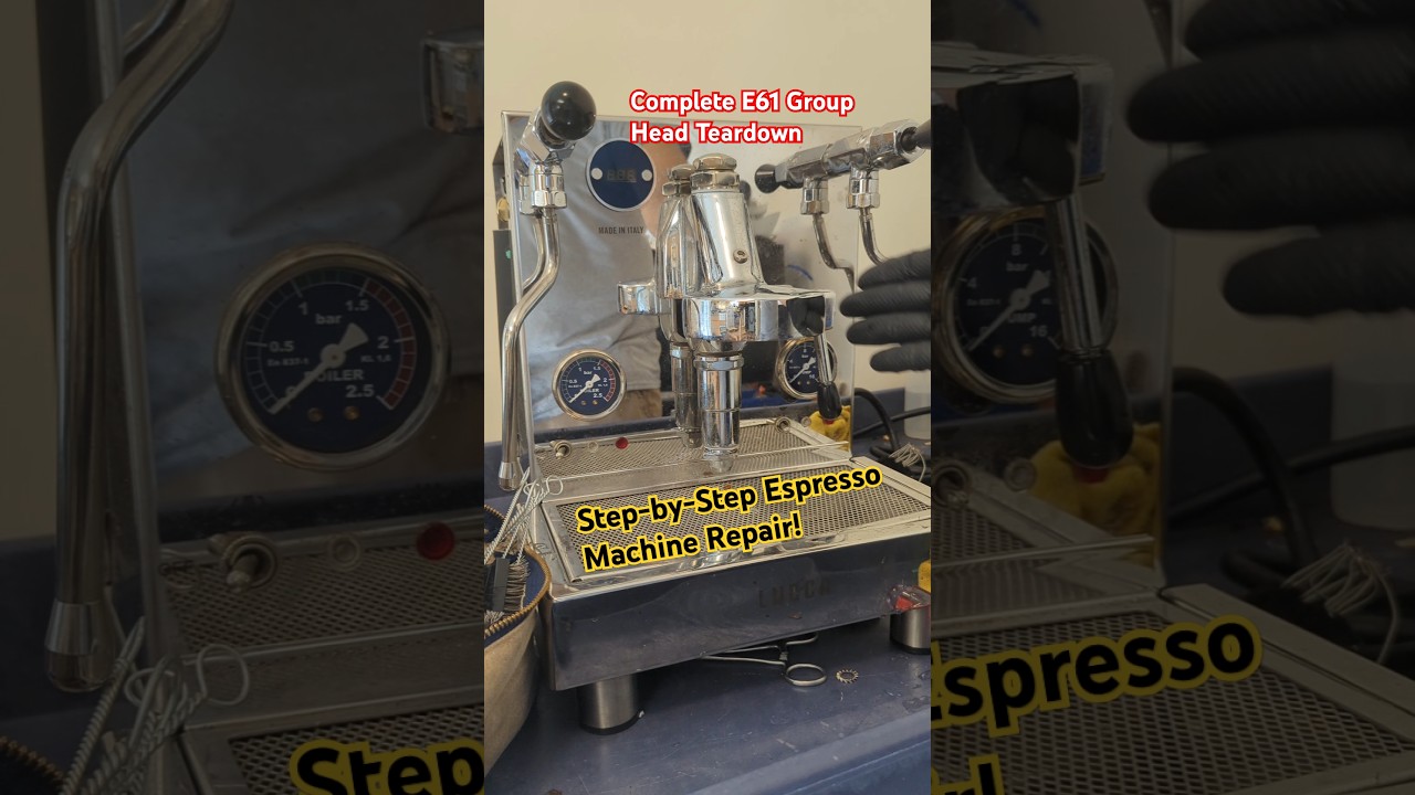 Complete E61 Group Head Teardown & Rebuild – Step-by-Step Espresso Machine Repair!