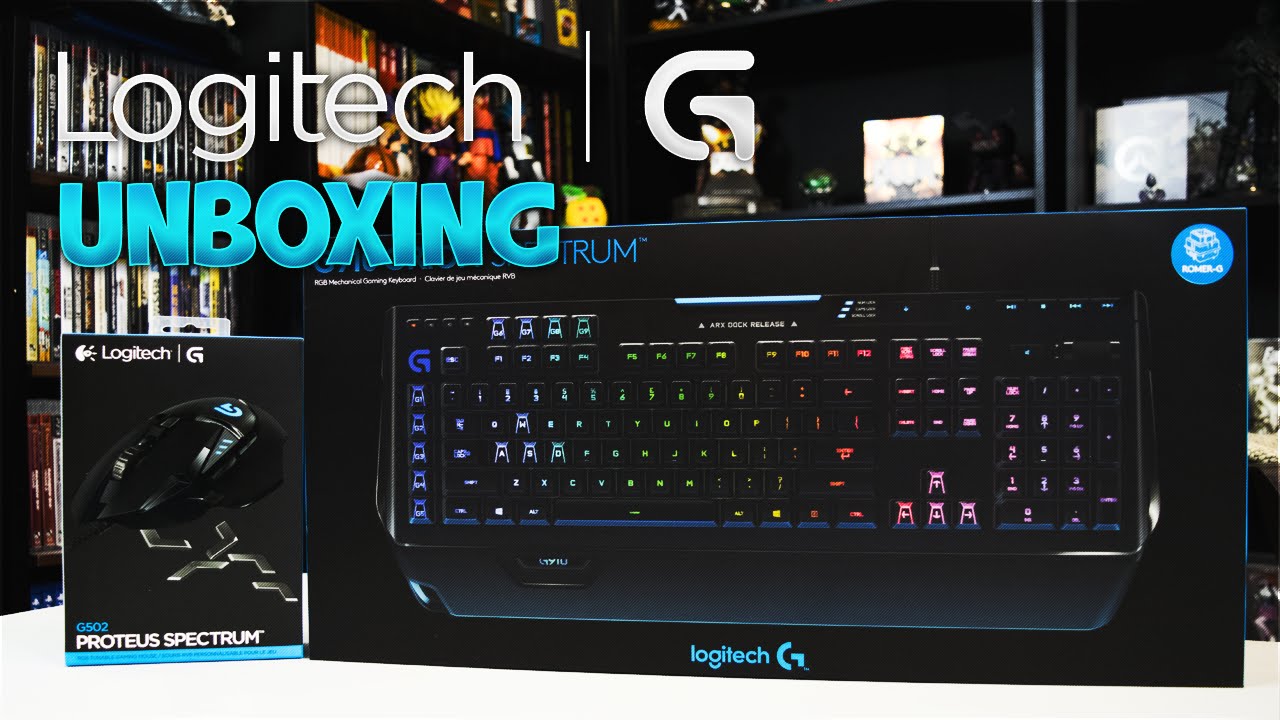 Logitech G910 Orion Spectrum & G502 Proteus Spectrum Unboxing